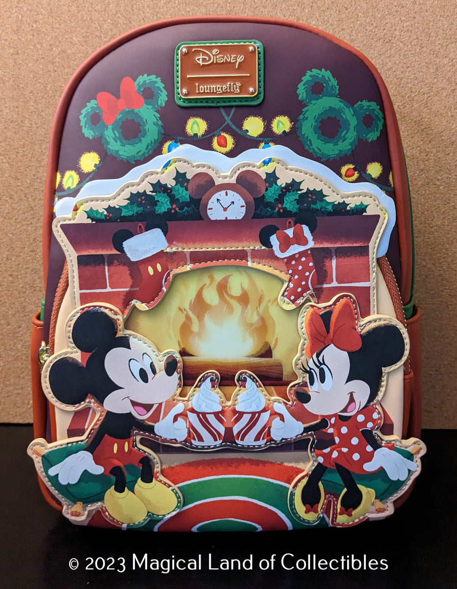 Loungefly Disney Mickey & Minnie Mouse Hot Cocoa Mini Backpack & Ear H