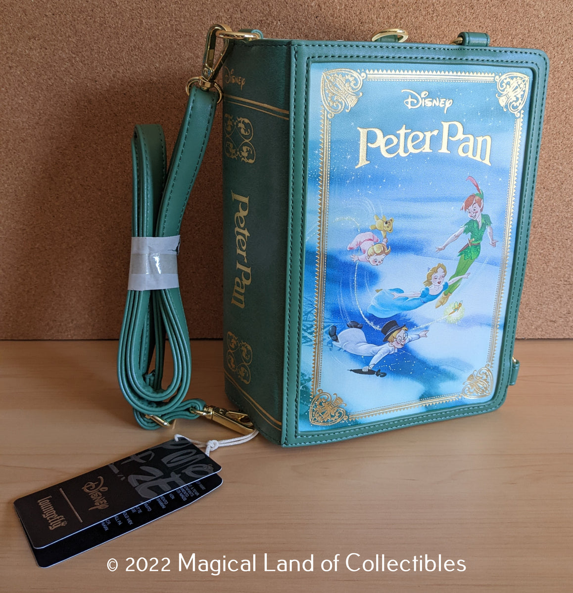 Loungefly Disney Peter Pan Classic Book Convertible Crossbody discount Bag NWT