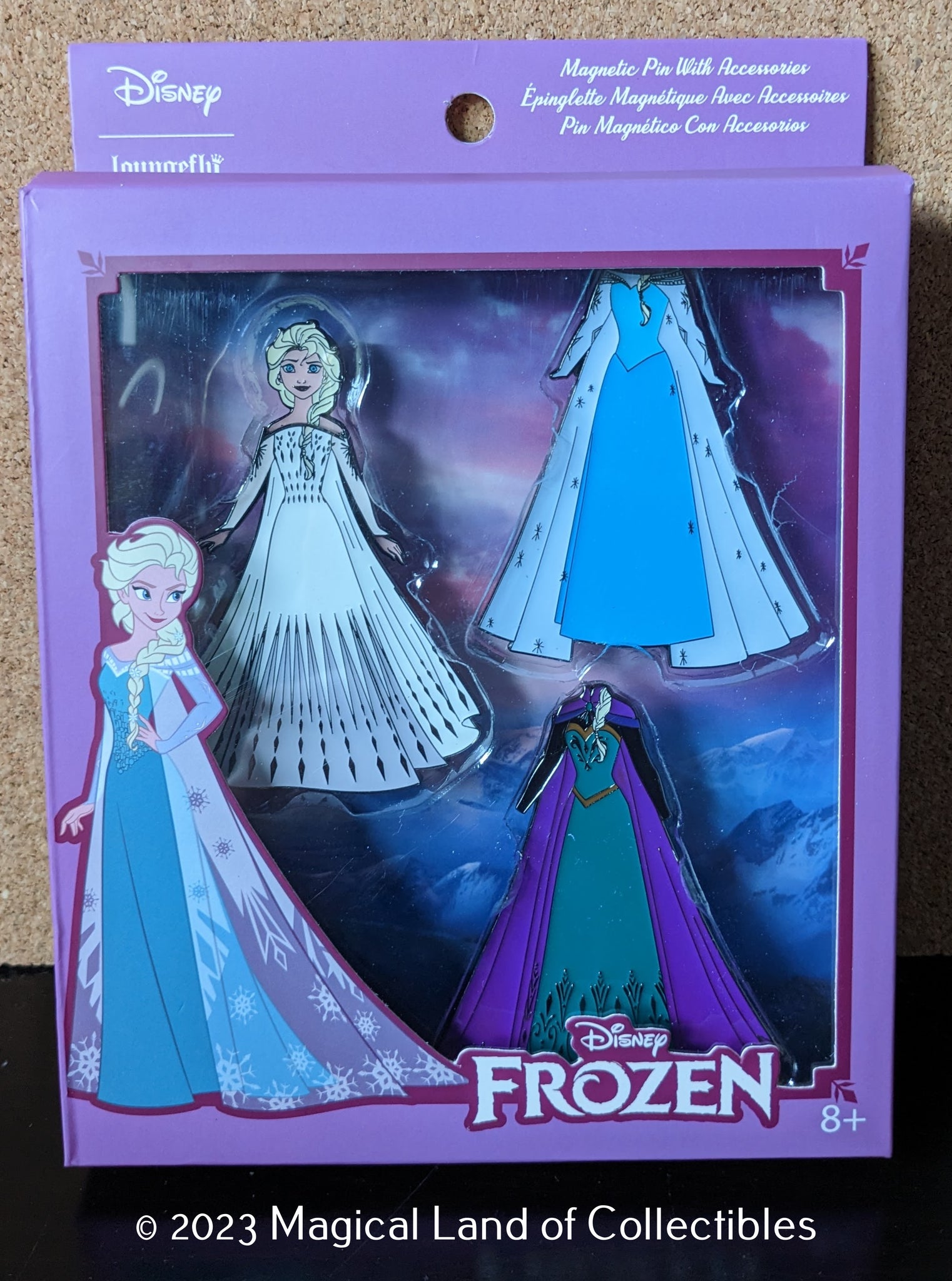 Loungefly Frozen Elsa Magnetic Paper Doll Pin Set – Magical Land