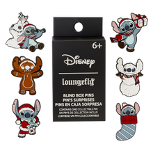 Load image into Gallery viewer, Loungefly Stitch Holiday Blind Box Pins (Blind Box Single)